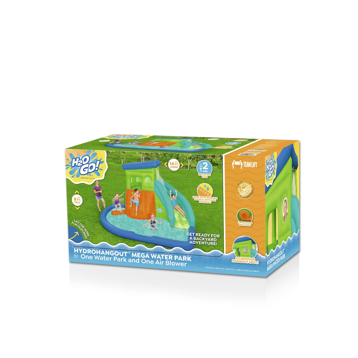H2OGO! HydroHangout Kids Inflatable Water Park 8'5" | Bestway