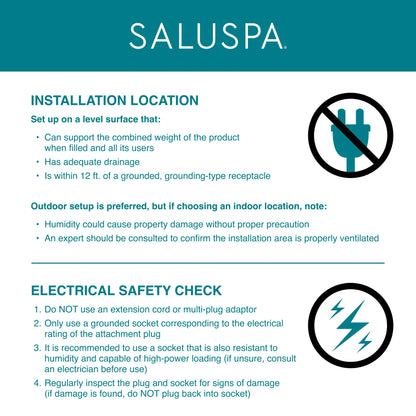 SaluSpa AirJet Hot Tub Heater Pump | Bestway