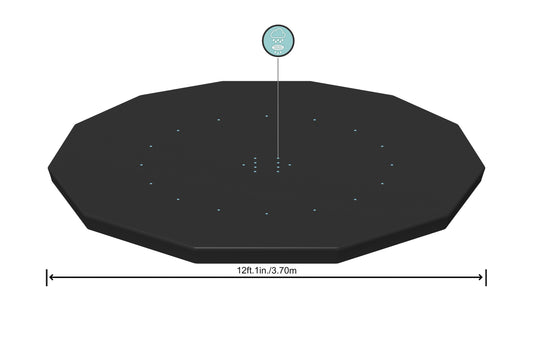 Flowclear 12' Pool Cover | Bestway