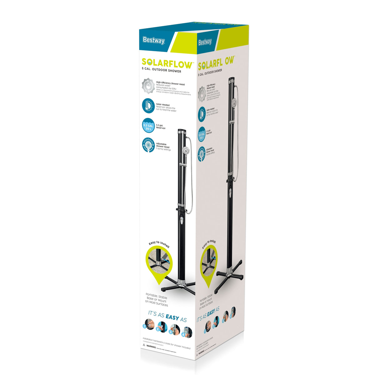 Bestway SolarFlow 5.2 Gal. Outdoor Shower | Bestway